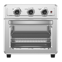 Grand four de cuisson à dégivrage en acier inoxydable commercial 24L 25L four à friteuse à air manuel 23L gril mécanique