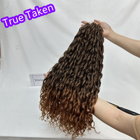 Vivian cheveux vente chaude 22 pouces 98g Ariel boucles jessica curl jerry curly Ariel cheveux au crochet synthétique Ariel Curl Hair Braid