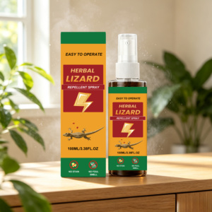 Repelente de Lagartos a Base de Hierbas en <span class=keywords><strong>Aerosol</strong></span> de 100 ml, Repelente de Reptiles Fácil de Usar, Sin Manchas, Sin Olor Acre, <span class=keywords><strong>para</strong></span> Uso en el Hogar, la Cocina y el Jardín - Product Image 1