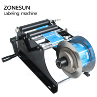 Machine d'étiquetage manuelle pour bouteilles rondes ZONESUN ZS-50