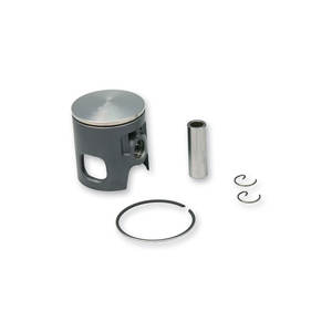 Piston 2T Ø 45.5 avec axe Ø 12 et 1 bague semi-trapézoïdale chromée taille B - Product Image 1