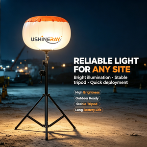 Battery Powered <b>led</b> <b>work</b> <b>light</b> stand 60W IP54 <b>LED</b> balloon <b>light</b> tower for Incident Response - Product Image 4