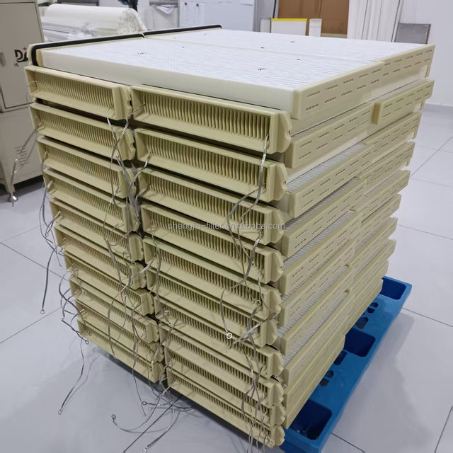 Factory Wholesale Flat Panel Pleated Air Filter Cartridge CE RoHS Certified, MERV 13, Custom Size for HVAC & Cleanroom