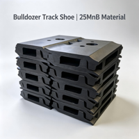 Plaquettes de chenille en acier forgé pour excavatrice, traitées thermiquement, pièces de rechange pour train de roulement, garantie 2 ans, compatibles CAT Doosan