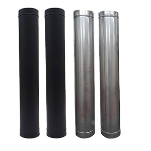 Accessoires <span class=keywords><strong>de</strong></span> cheminée en acier inoxydable noir <span class=keywords><strong>tuyau</strong></span> <span class=keywords><strong>de</strong></span> cheminée <span class=keywords><strong>de</strong></span> couleur originale pour l'installation <span class=keywords><strong>de</strong></span> cheminée poêle <span class=keywords><strong>de</strong></span> chauffage feu réel - Product Image 5