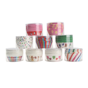 100% Chất Liệu Cấp Thực Phẩm 100 Giấy Lót Bánh Muffin Cái/hộp Giấy Lót Bánh <span class=keywords><strong>Cupcake</strong></span> - Product Image 1