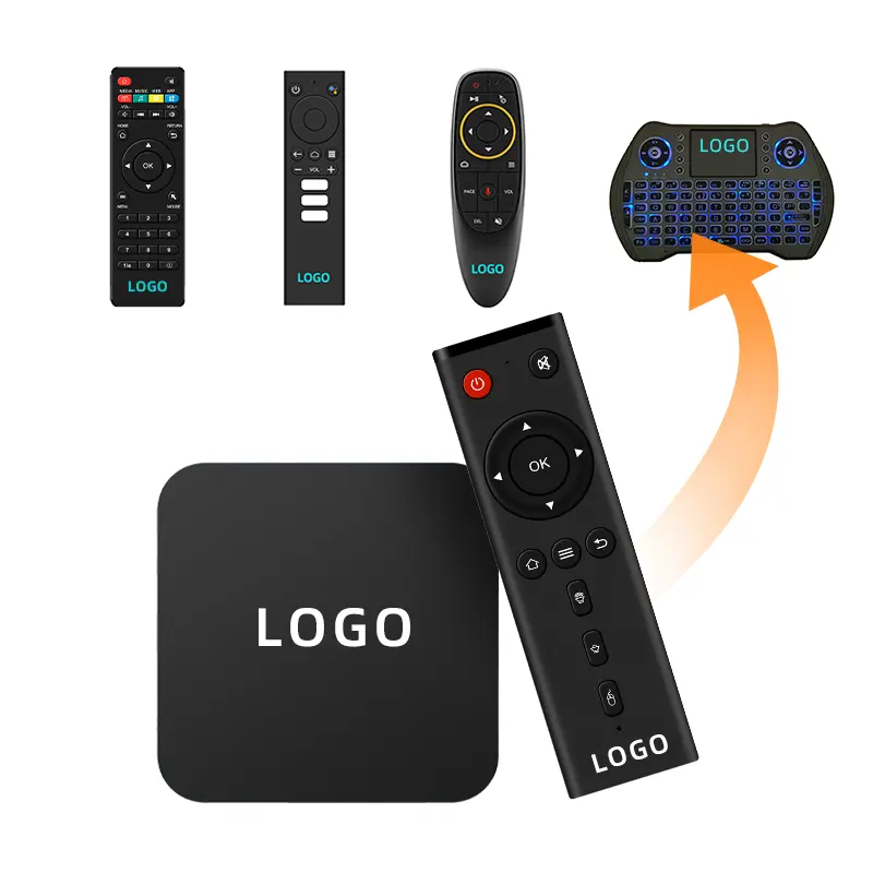 Custom Android TV box de alta velocidad gratis película Smart TV box 2023 desbloquear Tech TV box