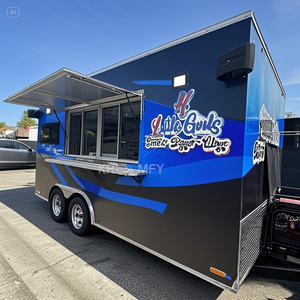 Camionnette à glaces, conteneur en fibre de verre, remorque de restauration rapide à vendre - Product Image 4