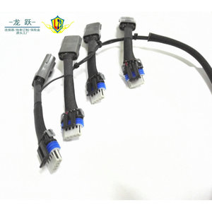 Faisceau de câblage de bobine d'allumage automobile Rx8, 300 mm, gaine en nylon, IP65, 12 V, faisceau de câblage du contrôleur d'injecteur de carburant du moteur - Product Image 1