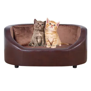 Her mevsim için köpek yatağı büyük boy pet köpek kanepe rahat pet mobilya için çıkarılabilir yastıkları ile