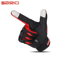Gants de moto respirants à doigts complets, gants de motocross antidérapants avec protection des articulations, gants de touring pour l'été