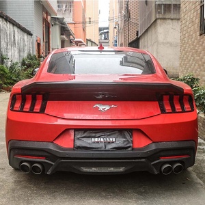 LARIDAS AC Style Wet Carbon Ducktail <strong>Rear</strong> <strong>Spoiler</strong> for Ford Mustang Dark Horse S650 GT with 2-Year Warranty High Fit - Product Image 2