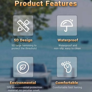 Alfombrillas de coche personalizadas al por mayor, juego completo impermeable de TPE, tipo bandeja profunda 5D, 4 piezas para BMW 320I - Product Image 6