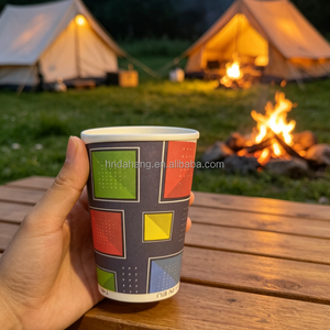 Offre Spéciale – Gobelets en Papier Jetables Personnalisés à Paroi Simple et Design Ondulé, Prise en Charge de l'Expédition FCL pour Boissons au Café - Product Image 4