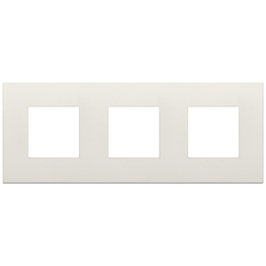Plate 6M (2+2+2) Int71 CL Ivory 23.2x9x0.8 Cm For <b>Plugs</b> <b>Sockets</b> - Product Image 1