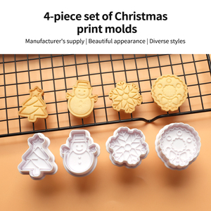 DIY Đảng Trang Trí Nhà Nướng Bánh Công Cụ Giáng Sinh Mini Thực Tế Cookie Khuôn Set - Product Image 4