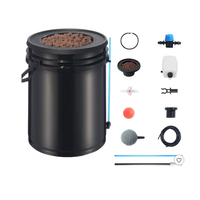 Système de culture hydroponique DWC avec irrigation goutte à goutte, conteneur de 5 gallons, système hydroponique à 1/2/4 seaux