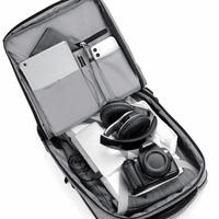 Diskon Pabrik, Promo Panas! Tas Ransel Pria Kapasitas Besar, Tas Laptop USB Bisnis, Tas Laptop Stylish dan Modis