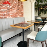 Chaises de restaurant de luxe en bois et métal, personnalisées, pour hôtel, café, salon de thé, mobilier de café, ensemble table et chaises