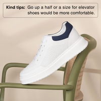 Nouvelle Arrivée Prix d'Usine en Gros Chaussures Décontractées en Cuir Véritable Respirantes Tendance Mode Chaussures Décontractées pour Hommes Rehaussantes