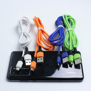 Câbles de charge de style nouveau 2021, câbles USB Micro USB, câble de <span class=keywords><strong>données</strong></span> pour Samsung, câble de charge rapide USB Type C, 3 pieds - Product Image 6