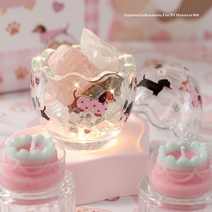 ชุดของขวัญเครื่องกระจายกลิ่นหอมคริสตัลสีชมพูหวาน พร้อมหินอโรมาและไฟกลางคืนสำหรับมอบเป็นของขวัญ - Product Image 3