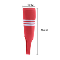 Chaussettes de baseball à hauteur du genou rayées de haute qualité, logo OEM en gros, performance élevée, chaussettes de sport pour jeunes hommes, chaussettes à étrier