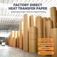 Nouveauté KINSEDO Papier de sublimation thermique pour sérigraphie blanc, taux de transfert de 98 % pour imprimantes textiles (clair/foncé)