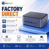 Mini PC CoreNest 2026 con IA, AMD Ryzen 7 8745HS, 8 Núcleos, 16 Subprocesos, hasta 5.1GHz, RAM DDR5, Mini PC de Escritorio para Juegos