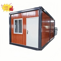 Maison modulaire préfabriquée détachable, plancher ignifuge, isolation thermique, panneau mural sandwich galvanisé, bureau, dortoir pour le personnel