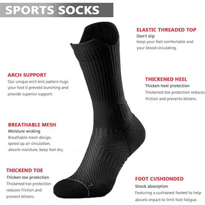 शीतलक की नमी, निर्बाध पैर के मोजे के चालक दल चल रहे मोजे - Product Image 2