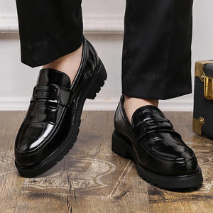 Nouvelles Chaussures Oxford en Cuir Imperméables Artisanales de Luxe Décontractées Britanniques pour Hommes – Idéales pour Mariage, Bureau et Tenues Professionnelles - Product Image 5