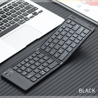 Clavier portable fin pliable rechargeable, mini clavier pour smartphone, tablette, iOS, Android, Windows, Mac, en stock