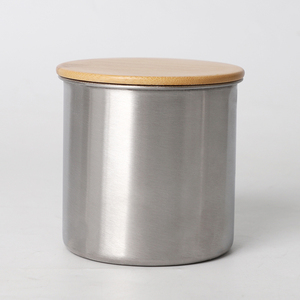 Boîtes de rangement hermétiques haut de gamme personnalisées en acier inoxydable ensemble de bidons de cuisine au design moderne pour le thé, le <span class=keywords><strong>sucre</strong></span>, le café et les aliments écologiques - Product Image 4