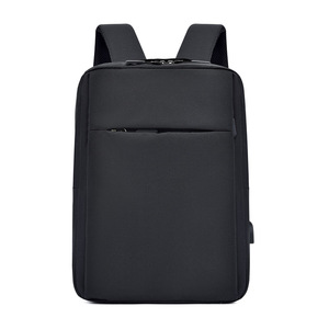 Men's <b>Backpack</b> With Usb Charging 20-35L Business Travel Laptop Bag Solid Color Detachable Strap - Product Image 5