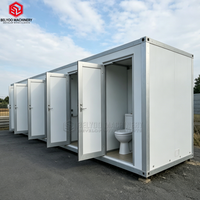 Toilettes préfabriquées BELYOO pour conteneurs commerciaux, sanitaires publics avec aménagement personnalisé