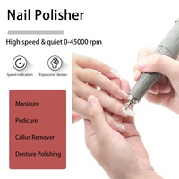 Moteur micro puissant 211 45000 tr/min pour manucure, polissage, nail art, machine à percer les ongles, pièce à main