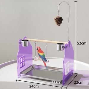 Nieuw Design Metalen Luxe Multifunctionele Volière Buitenvogelstand Vogelstand Showkooi Om Vogels Te Tonen - Product Image 1