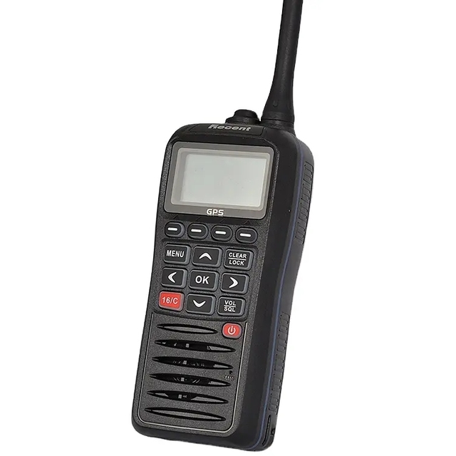 Portable Waterproof VHF Marine Radio Mobile Walkie Talkie Handheld 2 Way Radio Built-In Gps Dsc Mob Function IP68 Float RS-38M