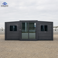 Maison modulaire extensible haut de gamme avec espace de vie ouvert et plans intérieurs personnalisés pour projets de villas, maison conteneur