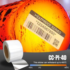 Vật liệu chịu nhiệt nguyên liệu vinyl tự tag máy Vật liệu mặt mờ in cuộn Silicone nhiệt <span class=keywords><strong>Pi</strong></span> nhãn nhiệt độ cao - Product Image 4