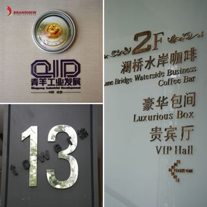 BrandnewSign Outdoor Pylon Sign Wayfinding Signpost 3D Sign logo Wall Mount Signage Stand Pylône Sign pour l'extérieur - Product Image 6
