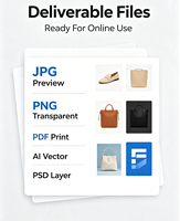 Boîte cadeau personnalisée avec conception graphique photo pour l'image principale du contenu A+ et impression réactive de fichiers numériques utilisables