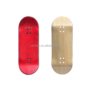 Custom Maple Fingerboard Deck 32/34mm High Concave Round Edge 4 Dyed Plies OEM Graphic - Product Image 1