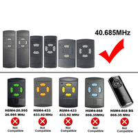 Ouvre-télécommande de porte de Garage HSM4 HSM2, 40.685MHz, pour duplicateur HSM4-40 HSE2 HSE4 HS2 HS4 40 40MHz