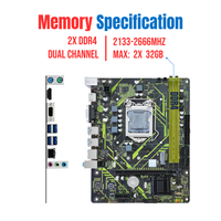 NOUVELLE carte mère H310M-A prend en charge le connecteur TPM 2.0, processeur Intel de 8e-9e génération, double canal 2X DDR4, NVMe M2, SATA3.0, USB3.0, H310