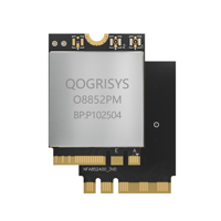 Módulo WiFi 6 QOGRISYS O8852PM 1200Mbps 2.4G 5GHz 802.11ax 2T2R MU-MIMO PCIe BT5.2 para Gateway Industrial AIoT