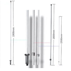 เสาอากาศรีพีทเตอร์แบบ Omni สำหรับสถานีฐานภายนอกอาคาร X520M 5.2M 200w Diamonds  แบบสองย่านความถี่ 144/430MHz 2M/70CM  วัสดุไฟเบอร์กลาส - Product Image 4