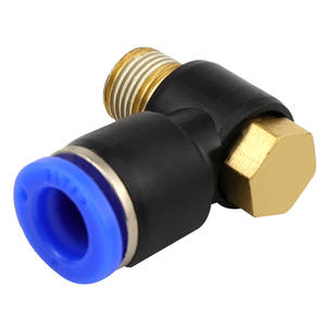 Connecteur de tuyau pneumatique à angle droit en L Dade PH6-01 d'occasion, filetage 8-02, raccord rapide, plastique externe, d'occasion - Product Image 5