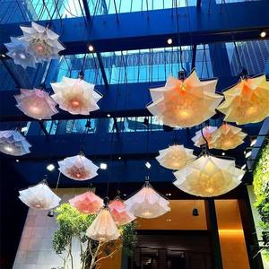 Flor Mecánica de Simulación con Apertura Automática por Inducción, Colgante de Flor Artificial - Product Image 2